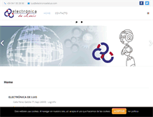 Tablet Screenshot of electronicadeluis.com